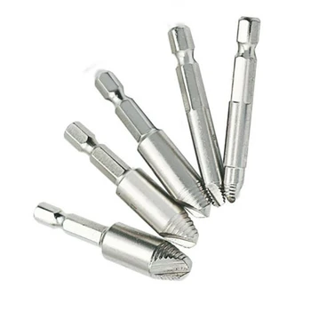 

5PCS Remover Speed Out Set Damaged Screw Extractor Bolt Bits Guide Tool Drill KY