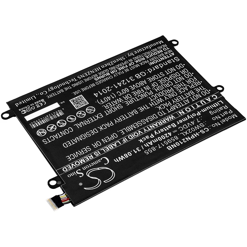 Cameron sino 4200 мА/ч, батарея для hp 10-P018WM Тетрадь X2 10-P010CA 859470-1B1 859517-855 HSTNN-IB7N SW02XL TPN-Q180 TPN-Q181