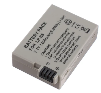 

LP-E8 Battery Pack For Canon EOS Rebel T2i, T3i, T4i, T5i and EOS 550D, EOS 600D, 650D, 700D Digital SLR Camera
