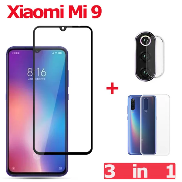 3-в-1 закаленное cтекло Xiaomi Mi 9 SE 9T Pro kамера cтекло Xiaomi Mi9 SE закаленное cтекло Xiaomi Mi9T Pro защитное стекло на сяоми ми 9т про стекло на ксиоми ми 9 се cтекло сяоми ми 9 се стекло Xiaomi Mi 9 SE 9T Pro - Цвет: Mi 9 3-in-1