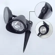 Светодиодный светильник для сада на солнечной батарее, точечный светильник, наружное точечное освещение газона, ландшафта