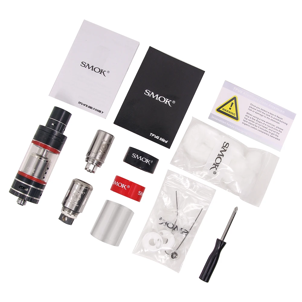 Оригинальный распылитель SMOK TFV4 Mini 3 5 мл испаритель V4 Tank для R80 Koopor 2 Mod Xcube