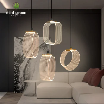 

3pieces/package 220v Combination of three chandelier combinations 1M adjustable acrylic chandelier Hanging light