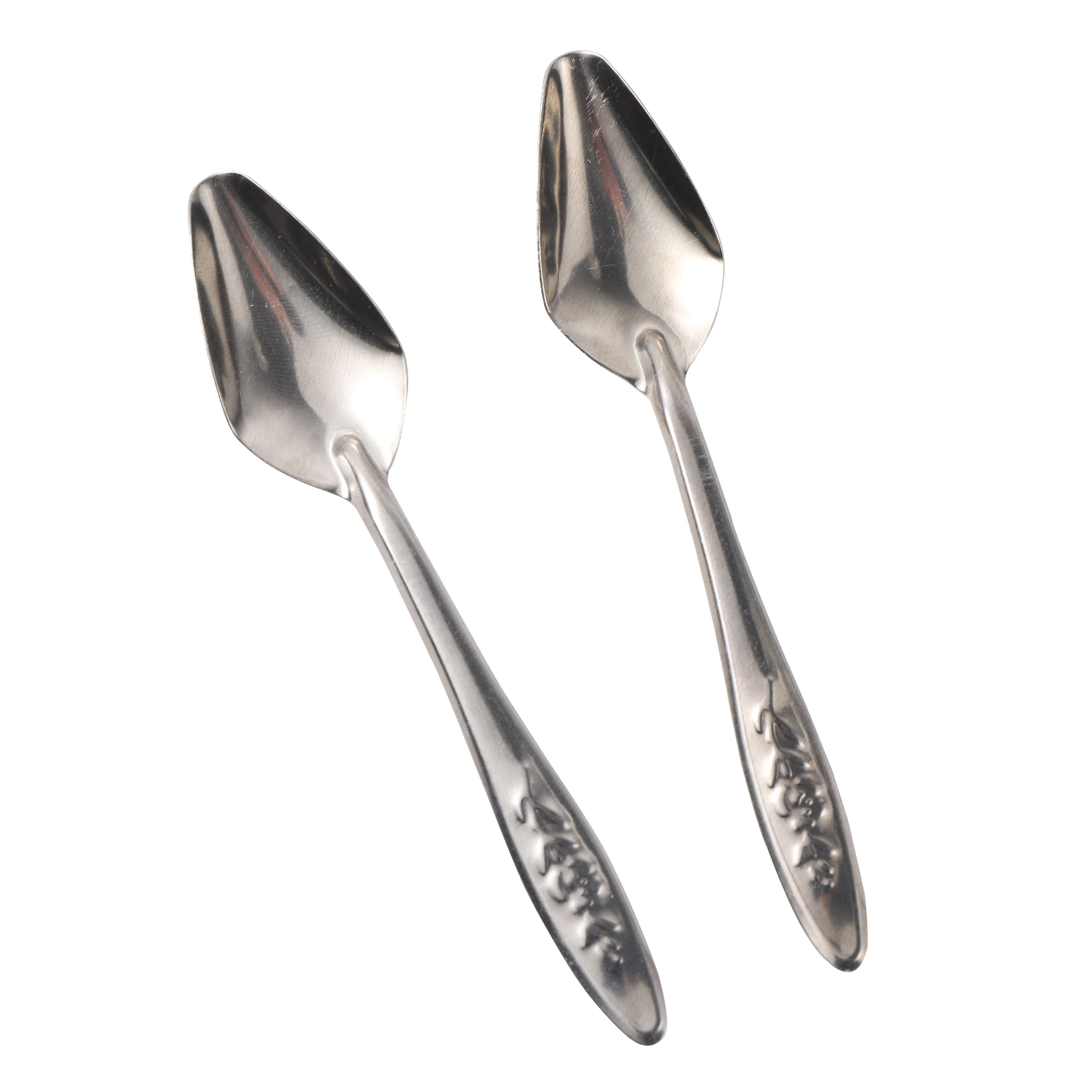 5pcs Portable baby bird feeding water spoon bird parrot feeding spoon stainless steel water milk powder feeder