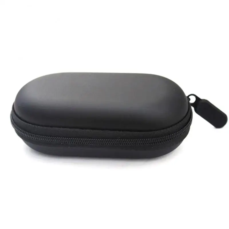 

Earphone Holder Case Storage Carrying Bag Box Oval Style Headphone Carry Bag Hard for In-Ear Earphone Pouches Storage Case