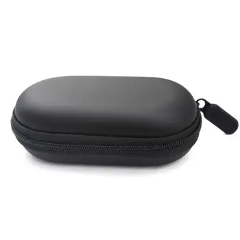 

Earphone Holder Case Storage Carrying Bag Box Oval Style Headphone Carry Bag Hard for In-Ear Earphone Pouches Storage Case