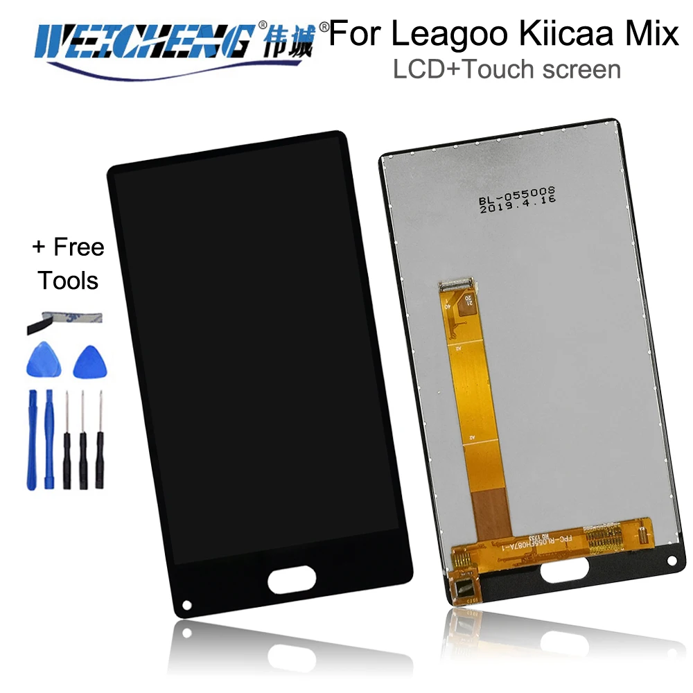 Online WEICHENG para Leagoo pantalla LCD de mezcla de Kiicaa + MONTAJE DE PANTALLA TÁCTIL PARA digitalizador lcd de mezcla de potencia de Kiicaa