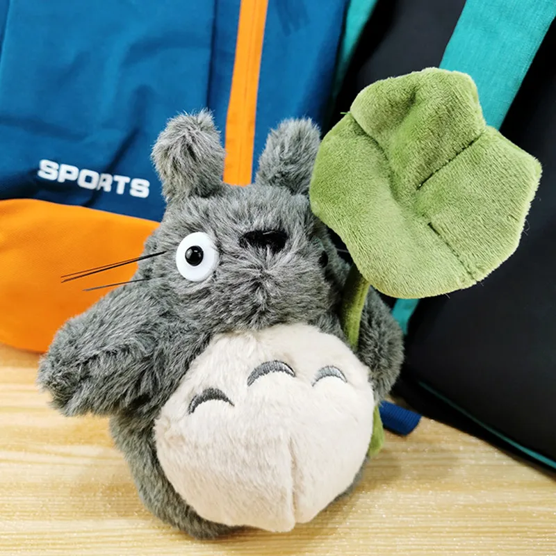 High Quality Ghibli Miyazaki Hayao My Neightor Totoro Plush Toy Key Chain Cute Anime Soft Stuffed Dolls 15cm