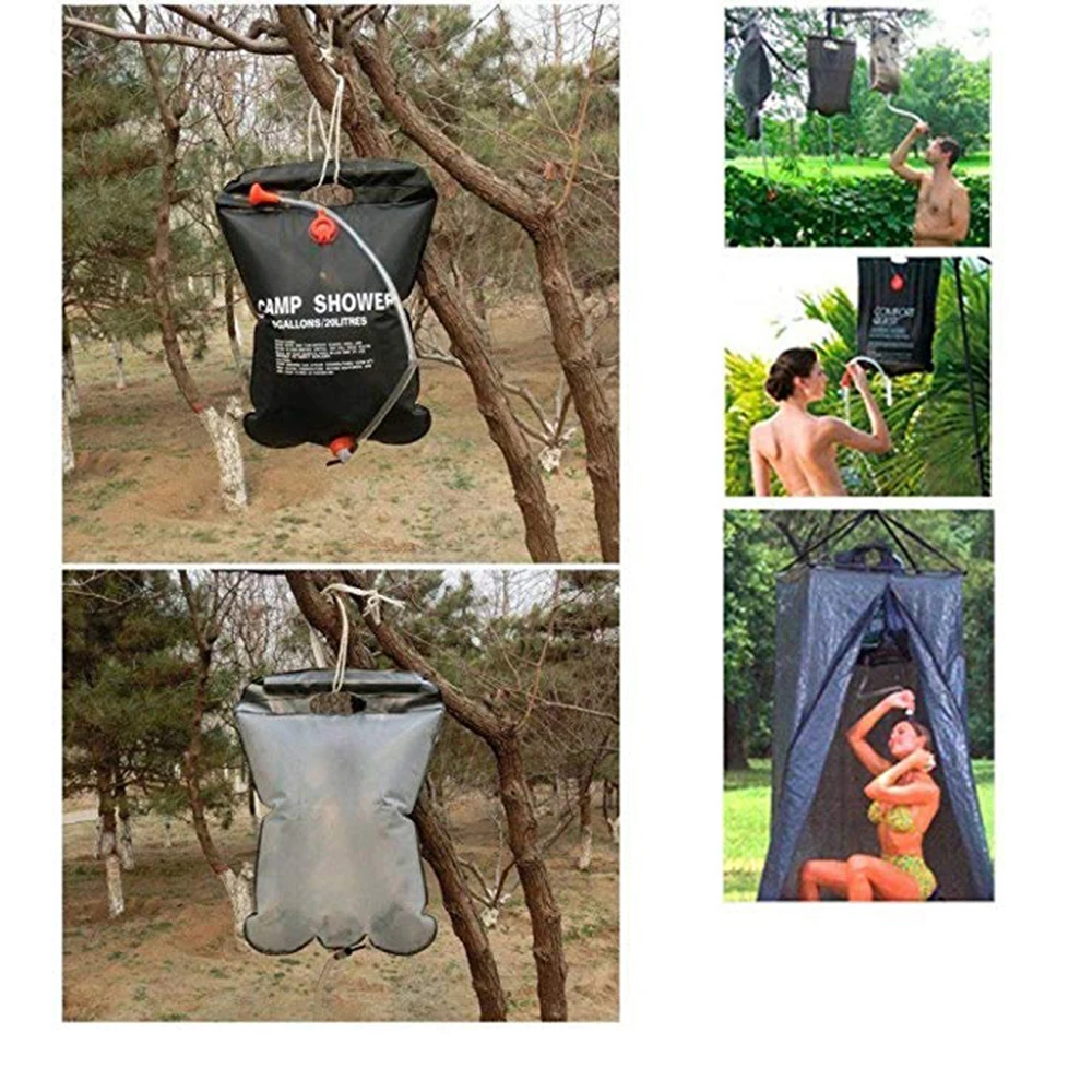 20L OutdoorShower сумка для воды складная солнечная энергия с подогревом кемпинг ПВХ путешествия Туризм Альпинизм гриль для пикника хранение воды