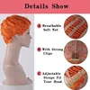 Short Finger Wave Wig Synthetic Black Pink Red Cosplay Hair High Temperture Fiber Cosplay Wigs for Black Women LUPUWIG ► Photo 3/6