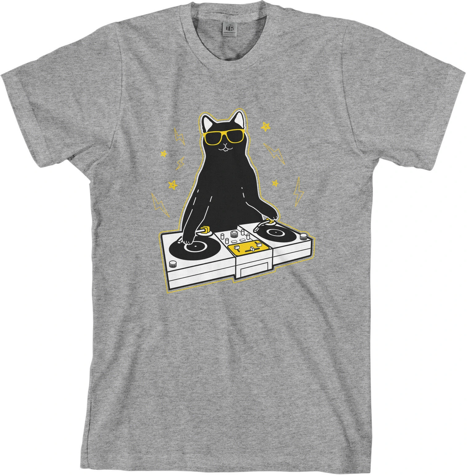 cat dj shirt