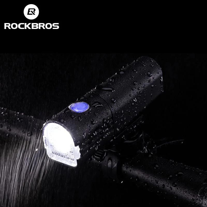 Flash Deal ROCKBROS Bicycle USB Rechargeable Light 700 Lumen MTB Bike Light Power Bank  Flashlight Waterproof Bicycle Accessories 5 Modes 0