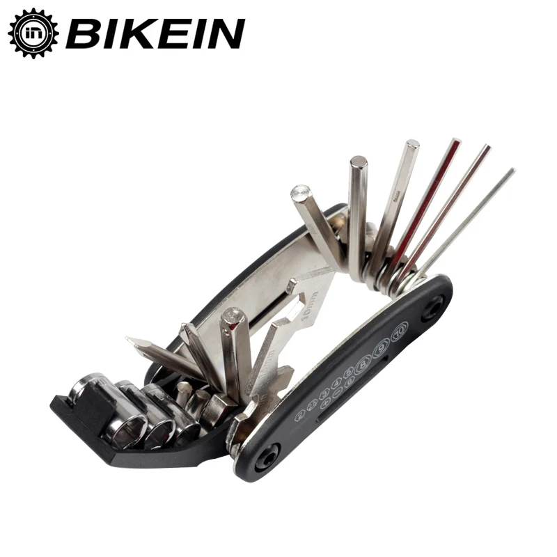 Best BIKEIN 16 in 1 Multifunction Bicycle Repair Tools Kit Hex Wrench + Screwdrivers + Nut Tools + Hex Key Cycling MTB Repair Tool