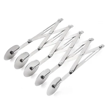3/5/7 Wheels Cutter Dough Divider Side Pasta Knife Flexible Roller Blade Pizza Pastry Peeler Stainless Steel Bakeware Tools 35