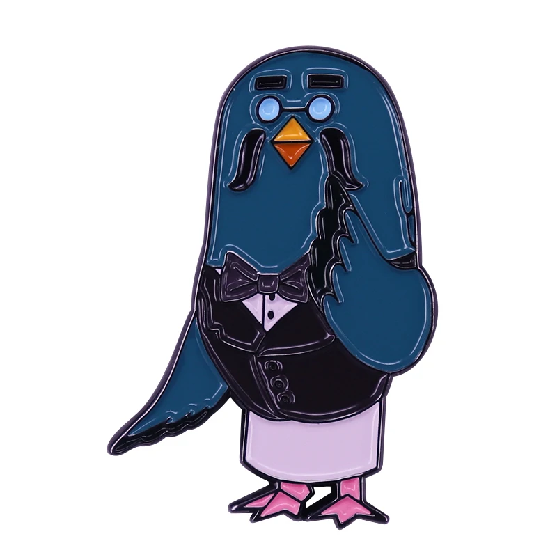 Animal Crossing Brewster Lapel Pin New Villager Role Badge Game And Coffee Lovers Perfect Accessory.JPG