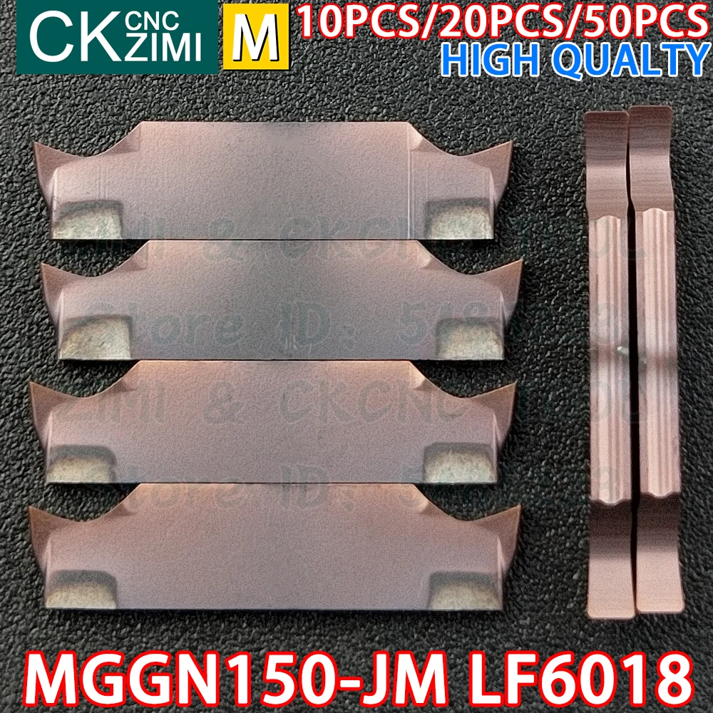 

MGGN150-JM LF6018 MGGN 150 JM LF6018 1.5mm Carbide Insert Cutting grooving Inserts tool CNC Metal lathe Tool for Stainless Steel