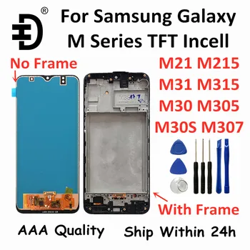 

TFT Incell LCD For Samsung Galaxy M21 M31 LCD Display Screen Frame Touch Panel Digitizer For Samsung M30 M30S LCD Replacement