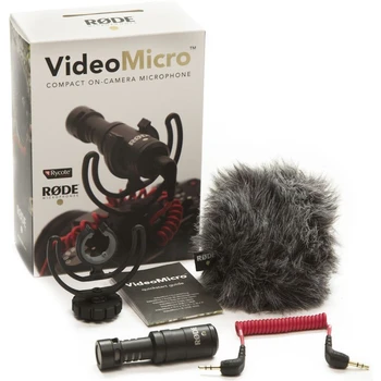 

FOR Rode VideoMicro Compact On-Camera Recording Microphone for Canon Nikon Lumix Sony DJI Osmo DSLR Camera Microfone