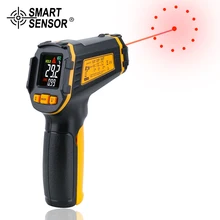 Termômetro infravermelho digital medidor de temperatura a laser não-contato pirometer imager higrômetro ir termometro cor lcd luz alarme