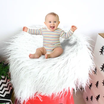 

Photography Photo Baby Newborn Wool Receiving Blanket Mattresack Bground Backdrop Rug Solid Photo Prop Background Kids Baby