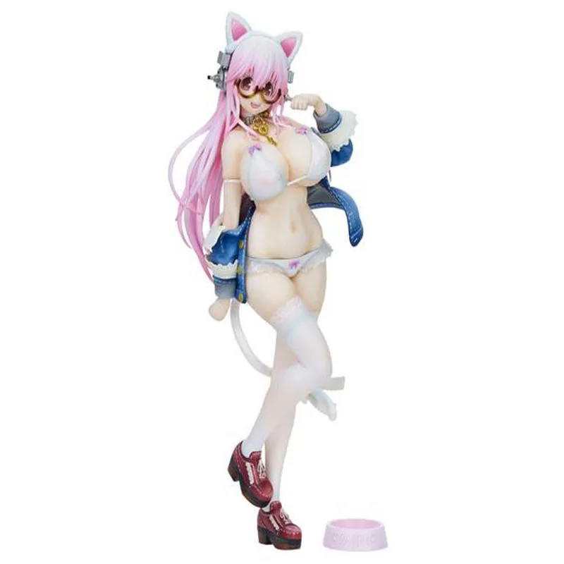 Супер звуковой Sonico Белый Кот Ver GZTZMY Nitro Фигура аниме из ПВХ модели игрушек