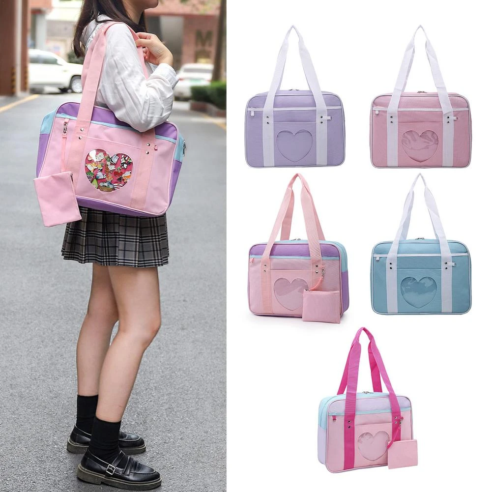 Bolsos escolares de Preppy japonés JK para mujer y niña, bolsos de mano oxford de gran capacidad para equipaje informal|Mochilas escolares| - AliExpress