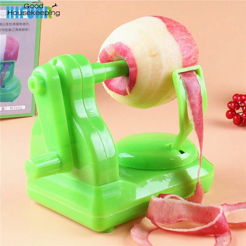 1PC Electric Spiral Apple Peeler Cutter Slicer Fruit Potato Peeling