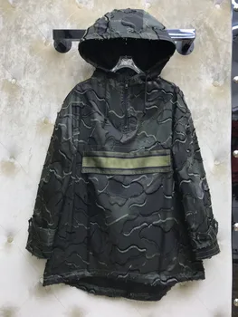 

2020 Early Spring Women's New Handsome British Style Camouflage Embroidered Hooded Jacket Free Shipping Worldwide
