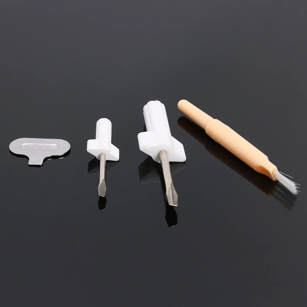 Набор чистящих щеток для шитья инструменты ремонта игольчатой пластины отвертки