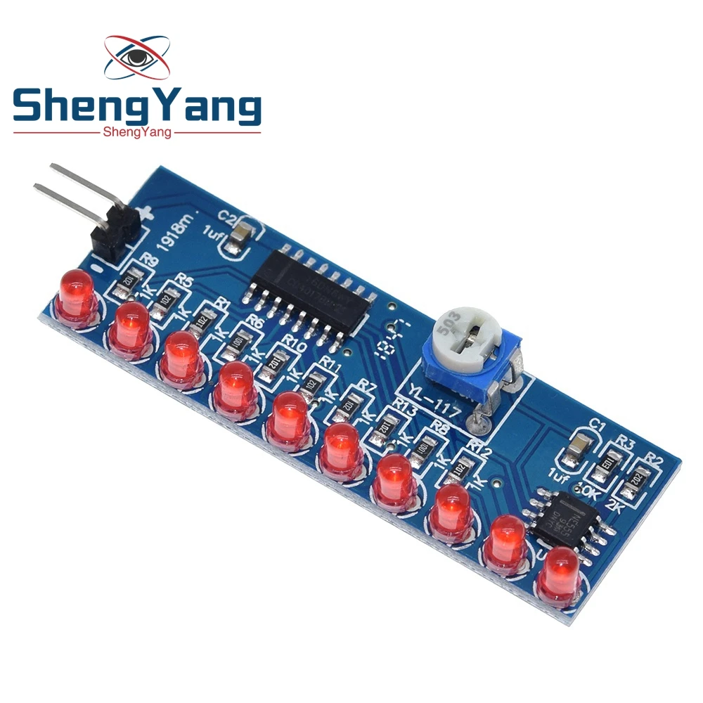 

NE555+CD4017 Running LED Flow LED Light Electronic Production Suite DIY Kit