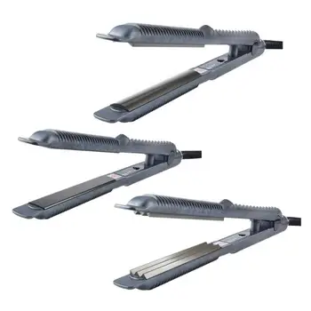 

Mini Hair Straightener 5-Gear Temperature Adjustment Titanium Hair Crimper Curling Iron Hair Straightener Brush