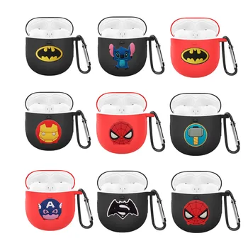 

Cartoon Protector Case Silicone Cover For Vivo TWS Wireless Bluetooth Earphone Full Cases Charging Box Soft TPU Protection Frame
