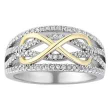 LOREDANA дамы моды микро-инкрустированные циркон Творческий замкнутый цикл стиль металлическое кольцо. разноцветные орнамент костюмы для свадебной вечеринки