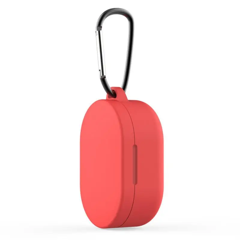 Bluetooth наушники защитная крышка для Xiaomi Redmi Airdots TWS жидкий силиконовый чехол для наушников с крючком пылезащитный чехол