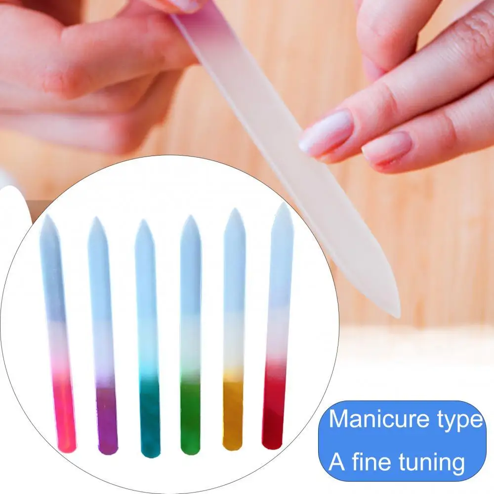 

Creative 6pcs Professional Home Nail Manicure Applies Safe Nail File Kit Elegant for Kid