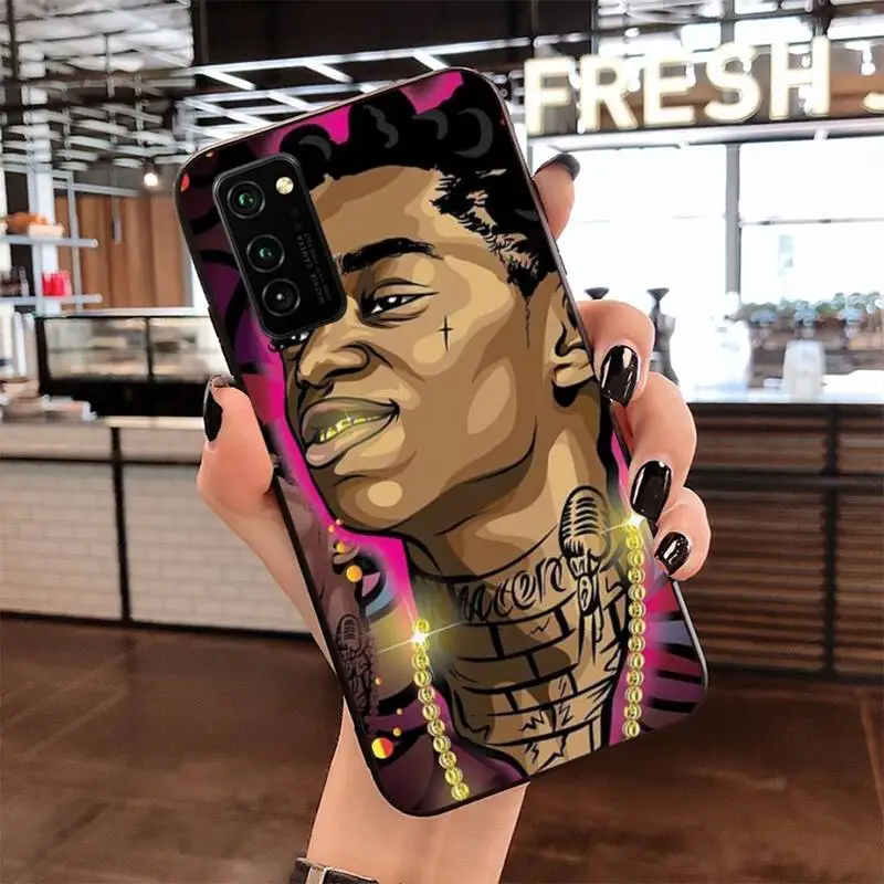 HPCHCJHM Kodak Black Rapper Bling Cute Phone Case for Samsung S20 plus Ultra S6 S7 edge S8 S9 plus S10 5G lite 2020