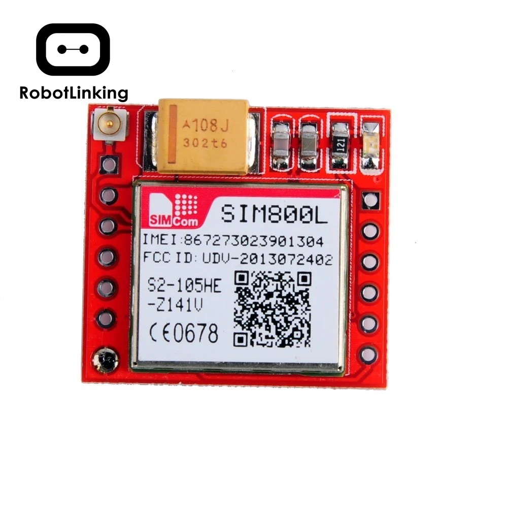 Самый маленький модуль Sim800l Gprs GSM карта MicroSIM Core плата четырехдиапазонный TTL