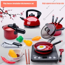 Maison de jeux pour enfants, ensemble de jouets de cuisine, pour fille et garçon, coupe de fruits, ustensiles de cuisine, nouvelle collection 2021 