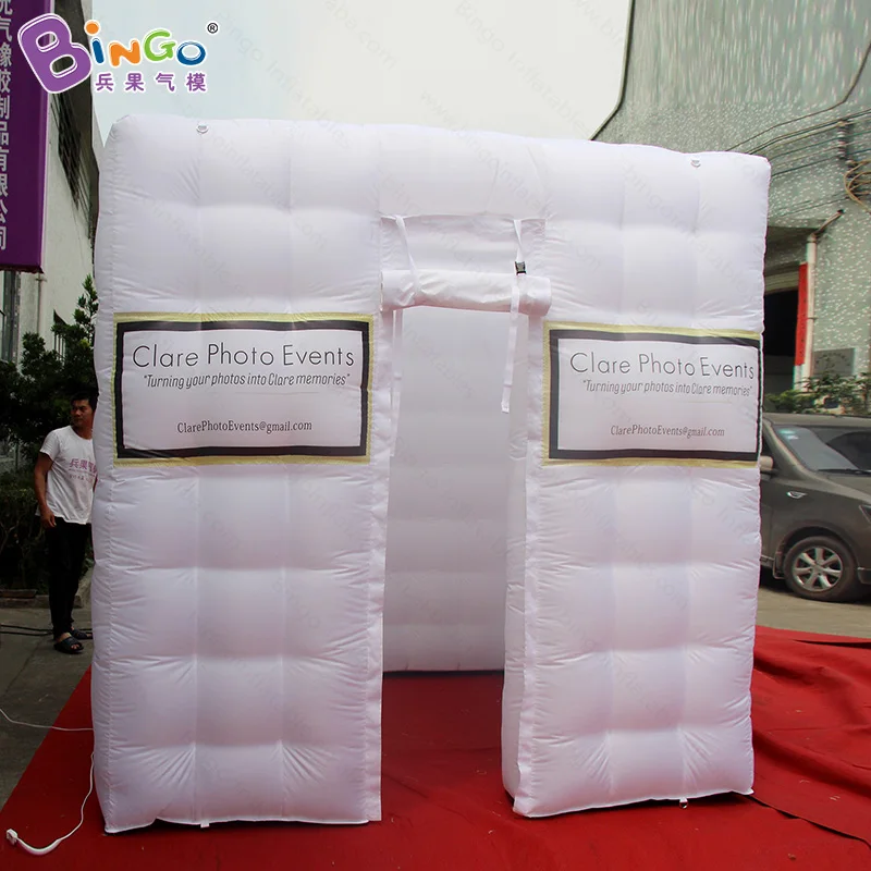 2.4M Cube Mobile Inflatable Photo Booth Tent With FREE LOGO Print - BG-T0022 3