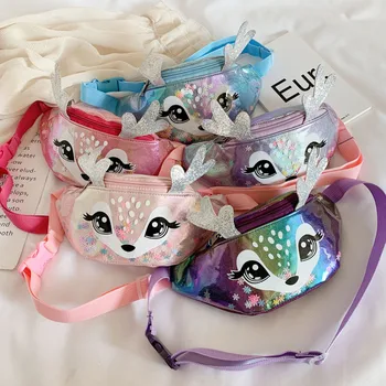 

2020 NEW Children's parent-child cute cartoon crossbody bag chest bag waist bag Shoulder Bag Messenger Coin Bags