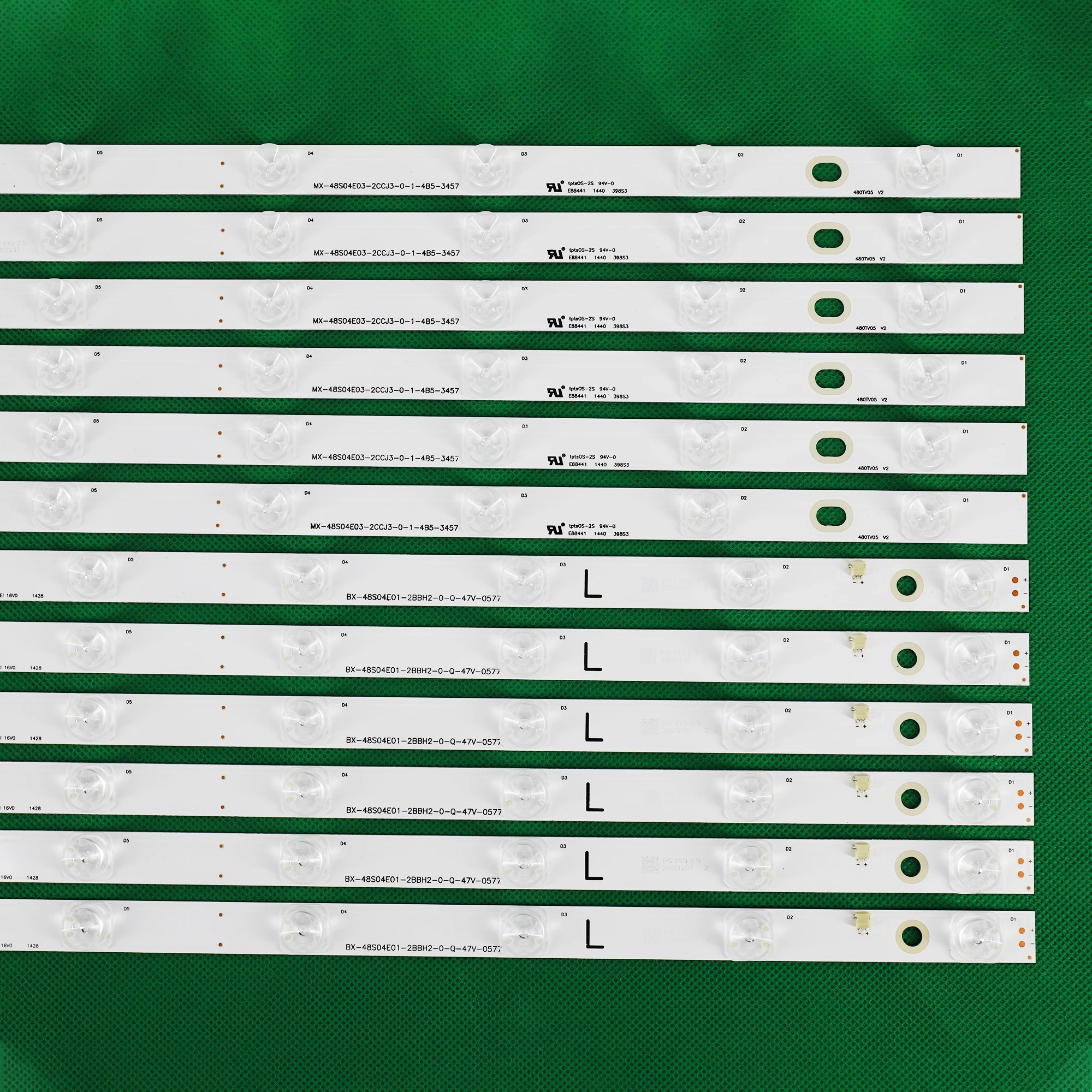 12 PCS(6 * R 6 * L) panaoni TX-48AX630B TX-48AX630E TX-48AXW634 TX-48AXR630 480TV05 480TV06 V2 R L  LED Ʈ Ʈ