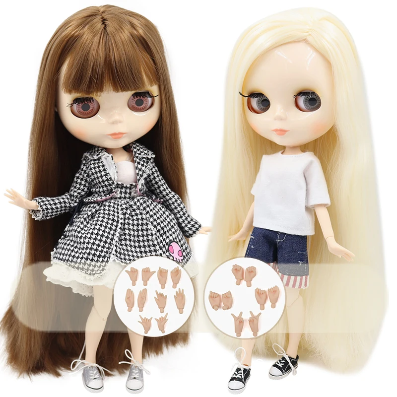 ICY DBS muñeca Blyth n. ° 3, cara brillante, piel blanca, cuerpo articulado, precio especial, 1/6 BJD, juguete para regalo, ob24