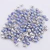 RESEN Top Grade Gold Sewing Pearl Bead  Sky Blue AB 6mm 8mm Mix Color Claw Rhinestones Sew On Pearls Button For Fabric Clothes ► Photo 2/6