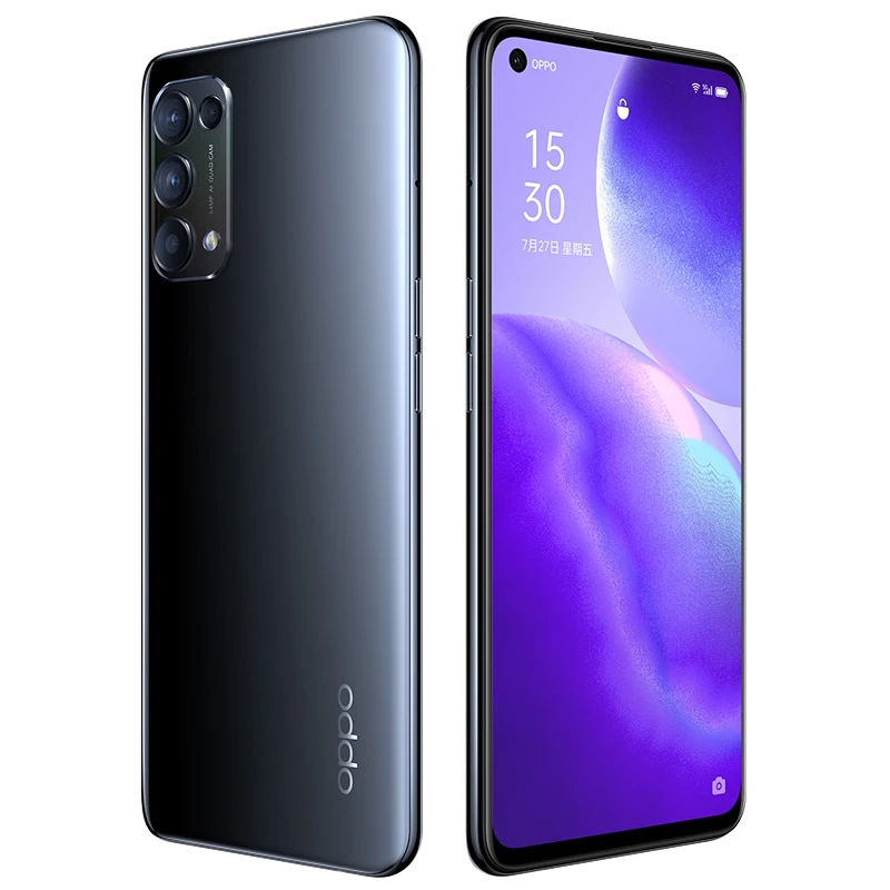 Stock New Original OPPO Reno Smart phone Android 9.0 Octa Core 3 Cameras  48MP+5MP 3765mAh 6.4 inch NFC 2340*1080 Fingerprint ID