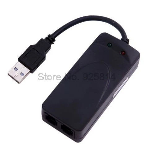 Dhl 50 шт. внешний 3 в 1 USB полнодуплексный 56K V.92 V.90 порты для набора номера модем с