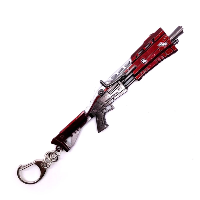 Аниме Фигурка игра детская игрушка Битва королевская фигурка крепостная AWM Модель сплав брелок в форме оружия форта ночь - Цвет: zhanshusandong