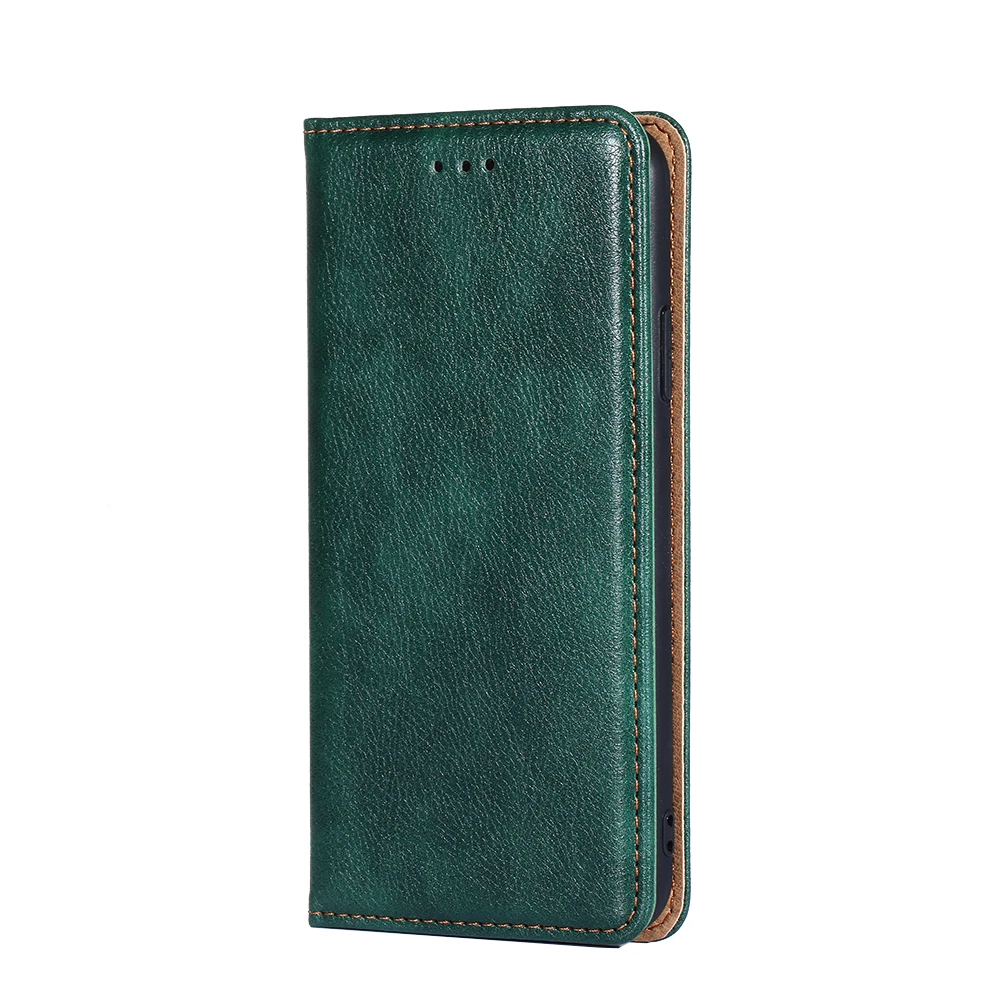 Luxury Leather Flip Case with Magnetic Holder - Soft and Stylish Cover