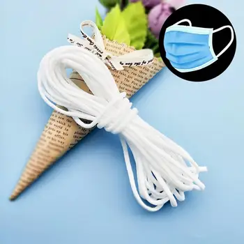 

5/10/20/30/50/100/200/300m Elastic Band Stretch Rope Strap for DIY Face Cover Handmade Covers Elastic Line DIY Accessories