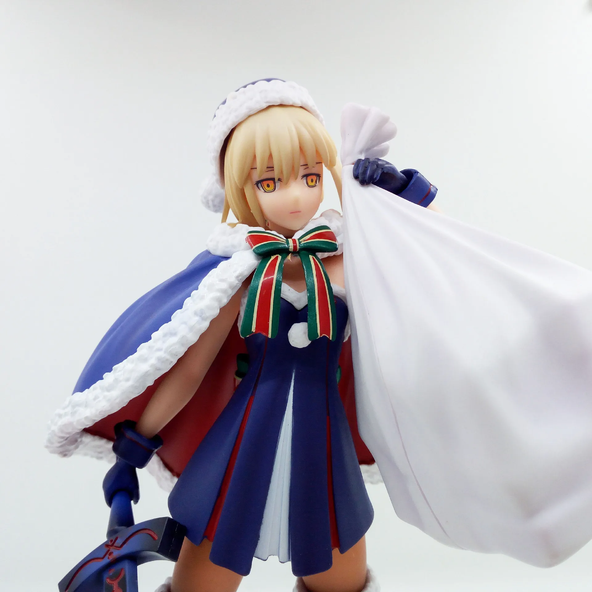 Аниме Fate Grand Order FGO Saber Alter Merry Christmas фигурка модель игрушки ПВХ коллекционная