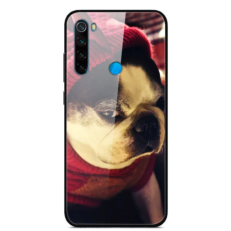 23 Чехол из закаленного стекла для Xiaomi Redmi Note 8 T, чехол для Xiaomi Redmi Note8T 8 T, мягкий чехол-бампер для Redmi Note 8 T 8 T, Funda - Цвет: 23